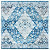 Safavieh Madison 6'-7" x 6'-7" Rug in Navy / Creme