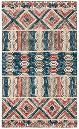 Safavieh Trace 3'-0" x 5'-0" Rug in Grey / Navy