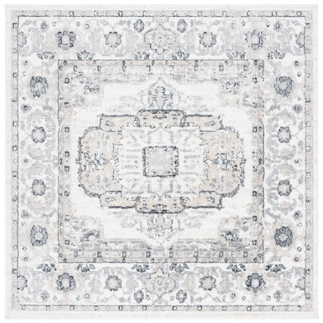 Safavieh Layla 6'-7" x 6'-7" Rug in Ivory Grey / Charcoal