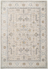 Dynamic Rugs Azure 12584 Power Loomed Traditional Ivory/Grey/Blue Rug - Rectangular