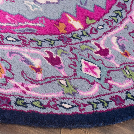 Safavieh Bellagio 5'-0" x 5'-0" Rug in Grey / Pink