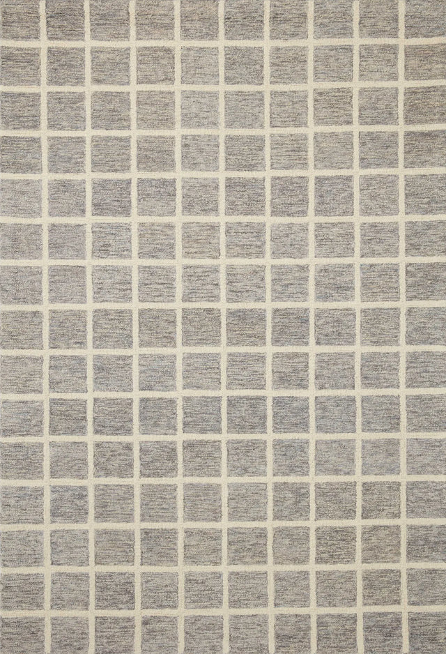 Chris Loves Julia x Loloi Polly POL-05 Slate / Ivory Rug - main flat