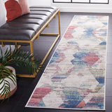 Safavieh Phoenix 500 2'-2" x 9'-0" Rug in Ivory / Blue