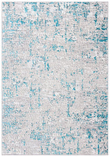 Safavieh Amelia 4'-5" x 6'-5" Rug in Grey / Turquoise