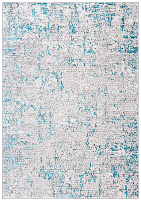 Safavieh Amelia 4'-5" x 6'-5" Rug in Grey / Turquoise