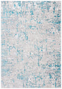 Safavieh Amelia 4'-5" x 6'-5" Rug in Grey / Turquoise