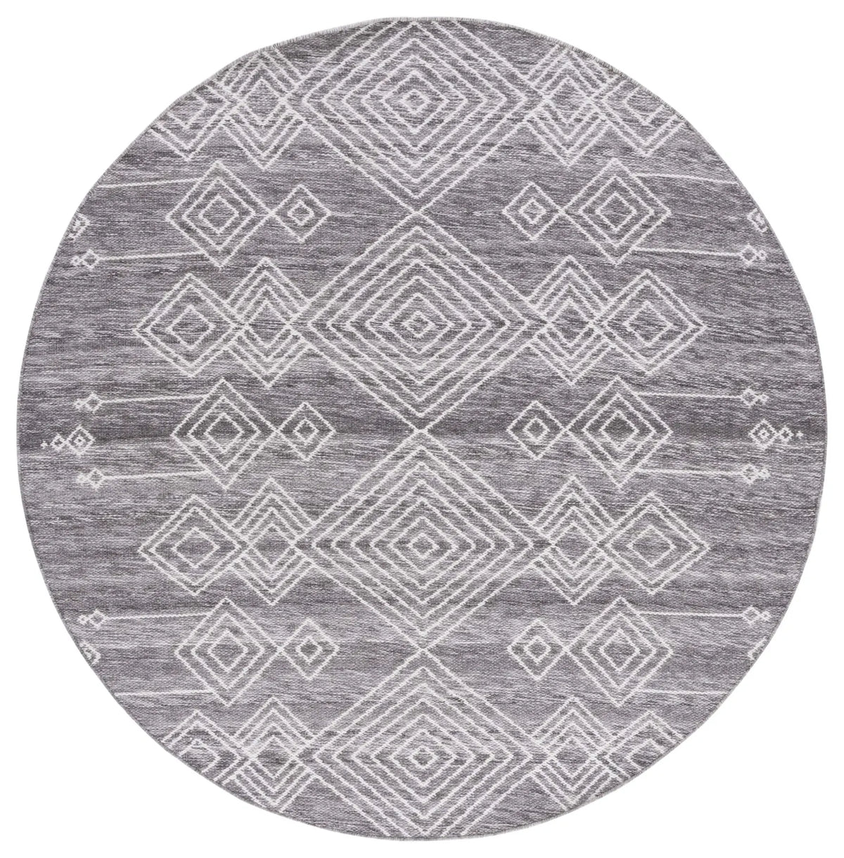 Safavieh Kilim 6'-0" x 6'-0" Rug in Grey / Ivory