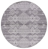 Safavieh Kilim 6'-0" x 6'-0" Rug in Grey / Ivory