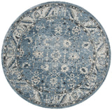 Safavieh Charleston 6'-7" x 6'-7" Rug in Navy / Light Grey