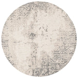 Safavieh Ebony 6'-0" x 6'-0" Rug in Silver / Ivory