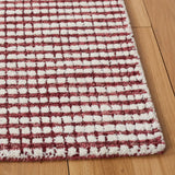 Safavieh Abstract 4'-0" x 6'-0" Rug in Red / Ivory