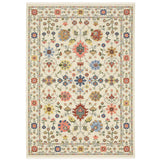 Oriental Weavers Lucca 093W1 Ivory/ Multi Rug - main flat
