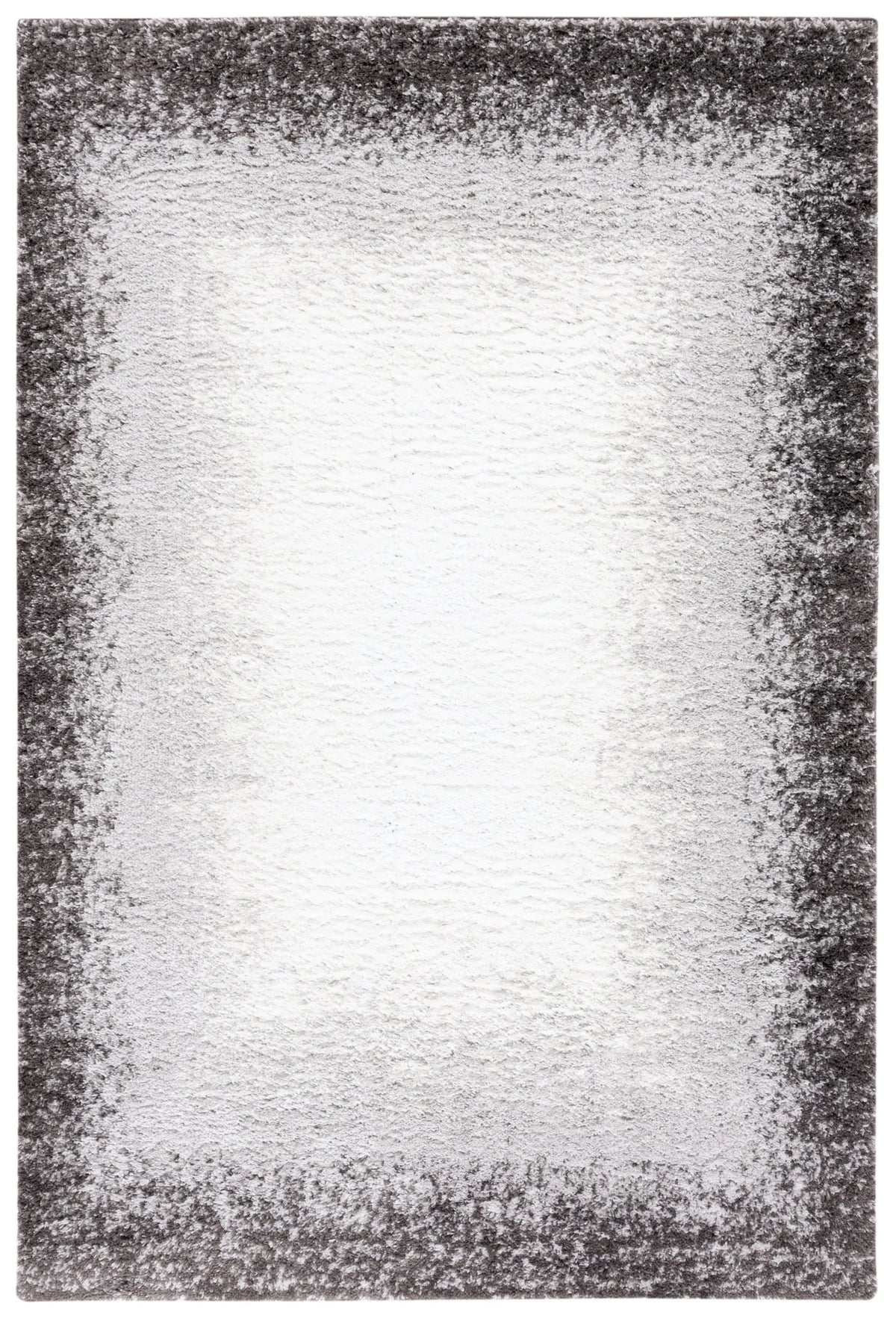 Safavieh Berber Shag 4'-5" x 6'-5" Rug in Dark Grey / Grey