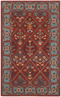 Safavieh Heritage 3'-0" x 5'-0" Rug in Red / Blue
