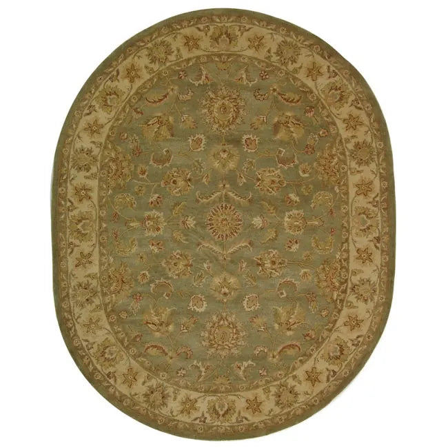 Safavieh Antiquity 7'-6" x 9'-6" Rug in Green / Gold
