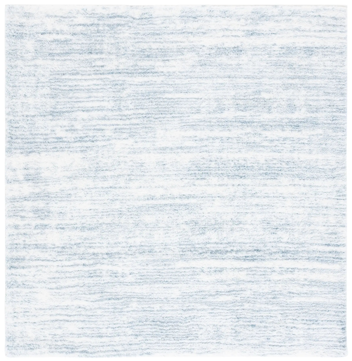 Safavieh Tahoe Shag 6'-7" x 6'-7" Rug in Blue / Ivory