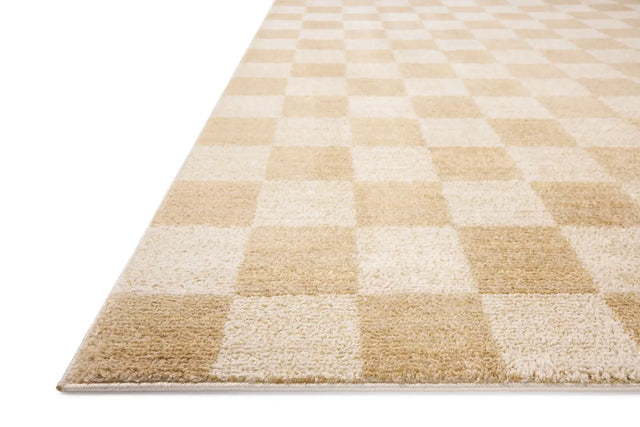 Chris Loves Julia x Loloi Calvin CLV-01 Wheat / Ivory Rug - rug corner