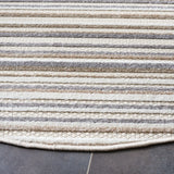 Safavieh Cabana 5'-3" x 5'-3" Rug in Ivory / Grey