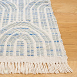 Safavieh Kilim 4'-0" x 6'-0" Rug in Blue / Ivory