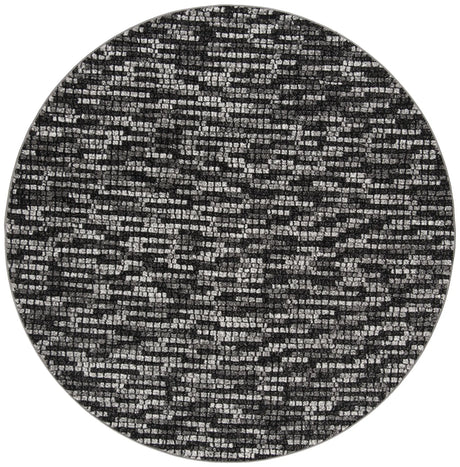 Safavieh Porcello 6'-7" x 6'-7" Rug in Light Grey / Charcoal