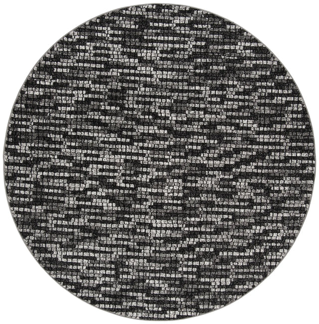 Safavieh Porcello 6'-7" x 6'-7" Rug in Light Grey / Charcoal