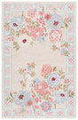 Safavieh Jardin 4'-0" x 6'-0" Rug in Beige / Pink