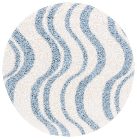 Safavieh Norway 6'-7" x 6'-7" Rug in Blue / Ivory