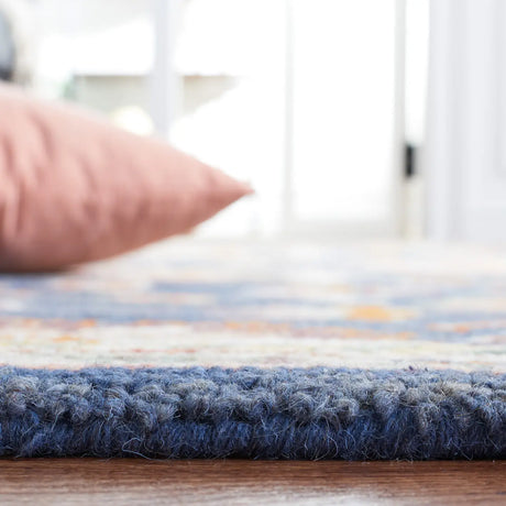 Safavieh Aspen 4'-0" x 6'-0" Rug in Blue / Rust