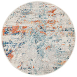 Safavieh Madison 3'-0" x 3'-0" Rug in Cream / Orange