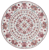 Safavieh Bellagio 5'-0" x 5'-0" Rug in Ivory / Red
