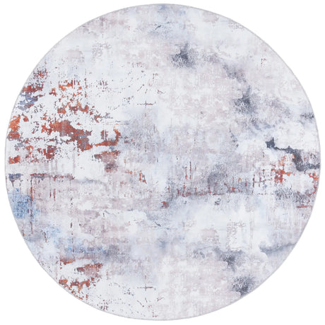Safavieh Malibu 6'-0" x 6'-0" Rug in Ivory / Rust