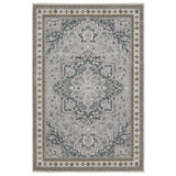 Oriental Weavers Sphinx Ellington Ell02 Blue/ Grey Rug - main flat