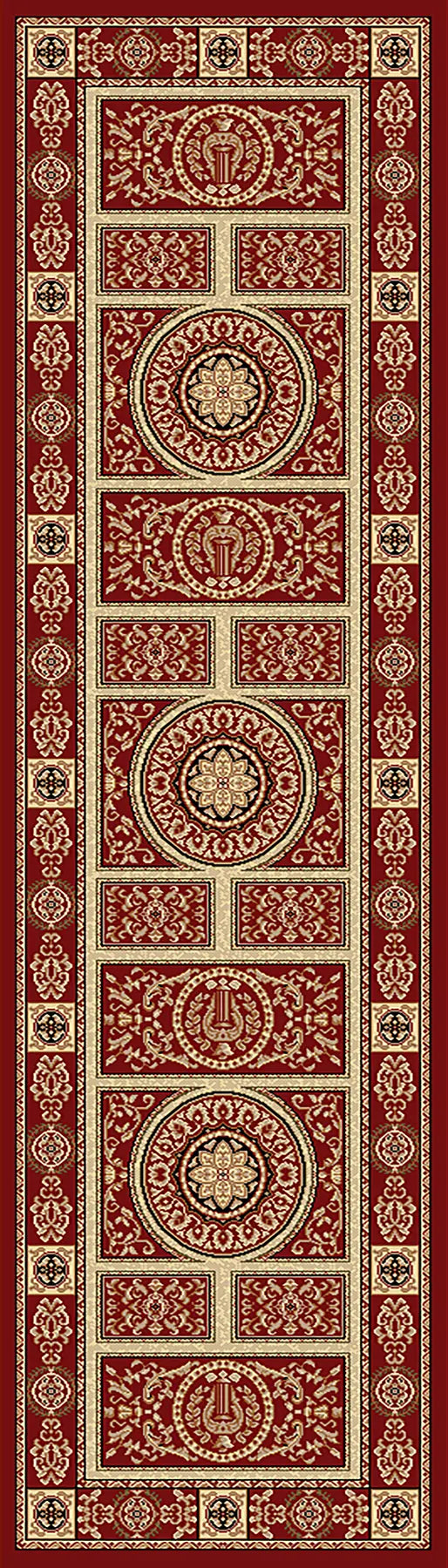 Dynamic Rugs Legacy 58021 Red Rugs - Runner