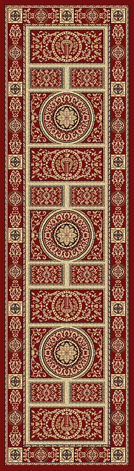 Dynamic Rugs Legacy 58021 Red Rugs - Runner