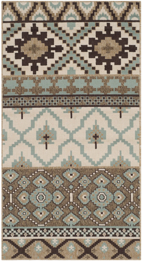 Safavieh Veranda 2'-7" x 5'-0" Rug in Creme / Brown