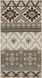 Safavieh Veranda 2'-7" x 5'-0" Rug in Creme / Brown