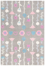 Safavieh Safavieh Kids 4'-0" x 6'-0" Rug in Grey / Pink