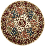 Safavieh Heritage 6'-0" x 6'-0" Rug in Multi / Red