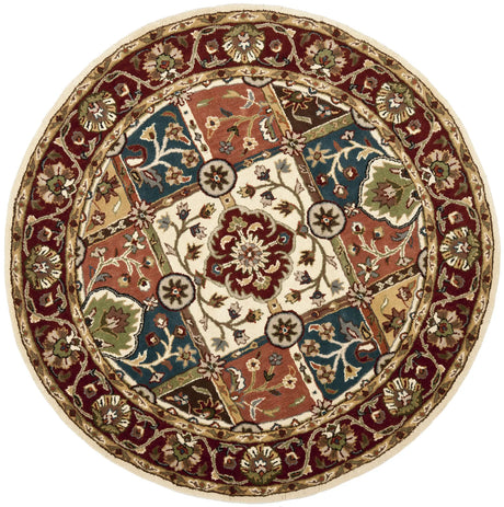 Safavieh Heritage 6'-0" x 6'-0" Rug in Multi / Red