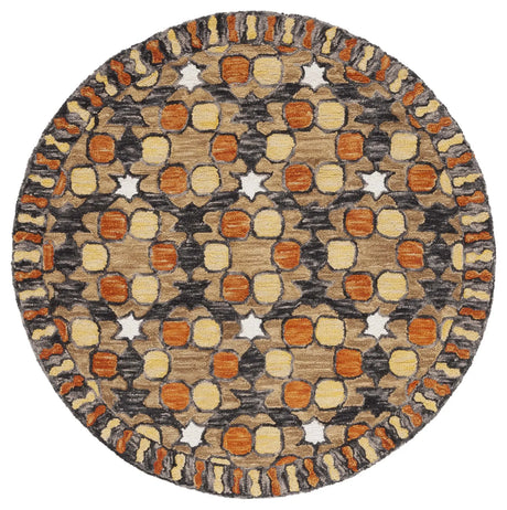 Safavieh Aspen 5'-0" x 5'-0" Rug in Light Yellow / Orange