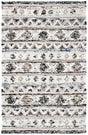 Safavieh Manhattan 4'-0" x 6'-0" Rug in Ivory / Black