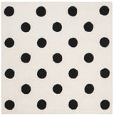 Safavieh Safavieh Kids 5'-0" x 5'-0" Rug in Ivory / Black