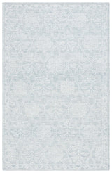 Safavieh Micro-Loop 4'-0" x 6'-0" Rug in Light Grey / Ivory
