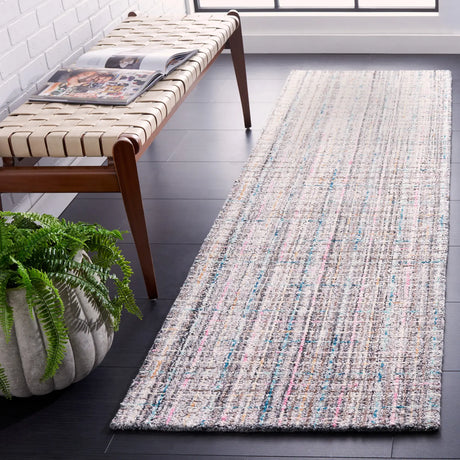 Safavieh Abstract 2'-3" x 8'-0" Rug in Pink / Brown