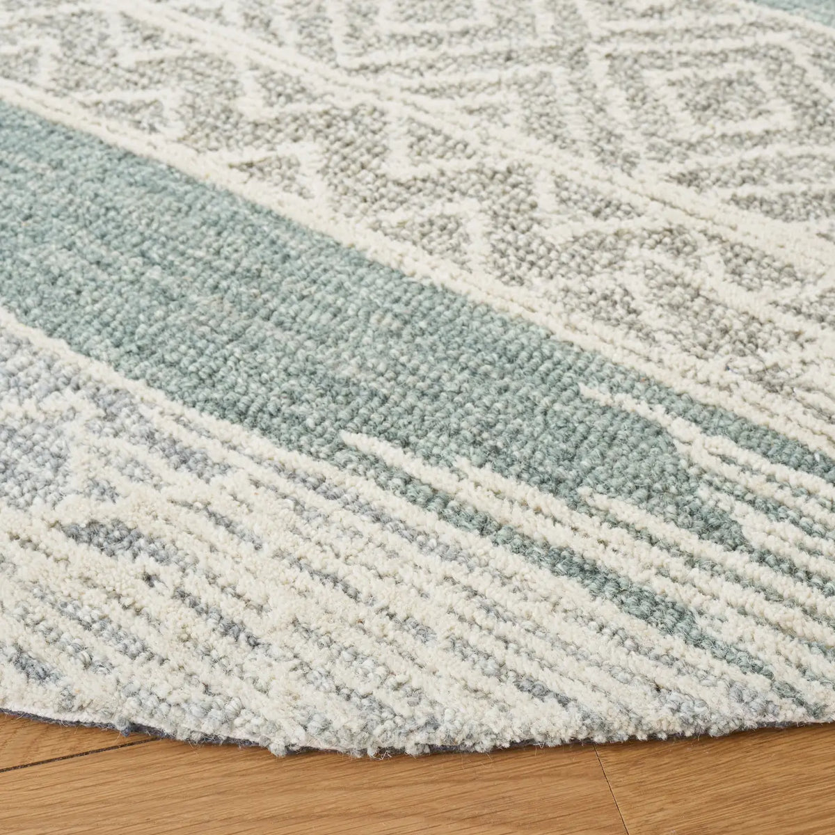 Safavieh Metro 6'-0" x 6'-0" Rug in Natural / Light Grey
