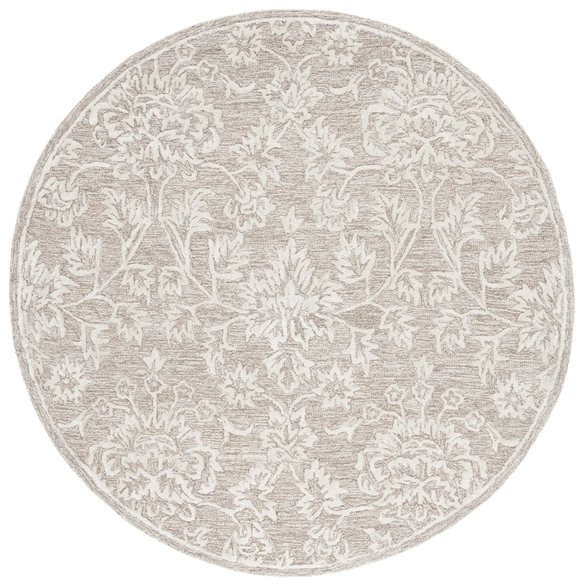 Safavieh Glamour 6'-0" x 6'-0" Rug in Beige / Ivory