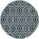 Safavieh Himalaya 6'-0" x 6'-0" Rug in Navy / Ivory
