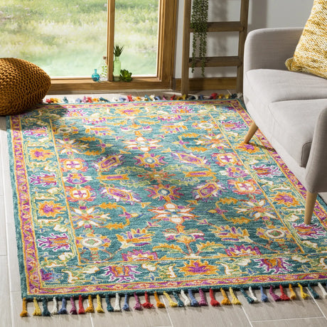 Safavieh Aspen 4'-0" x 6'-0" Rug in Turquoise / Purple