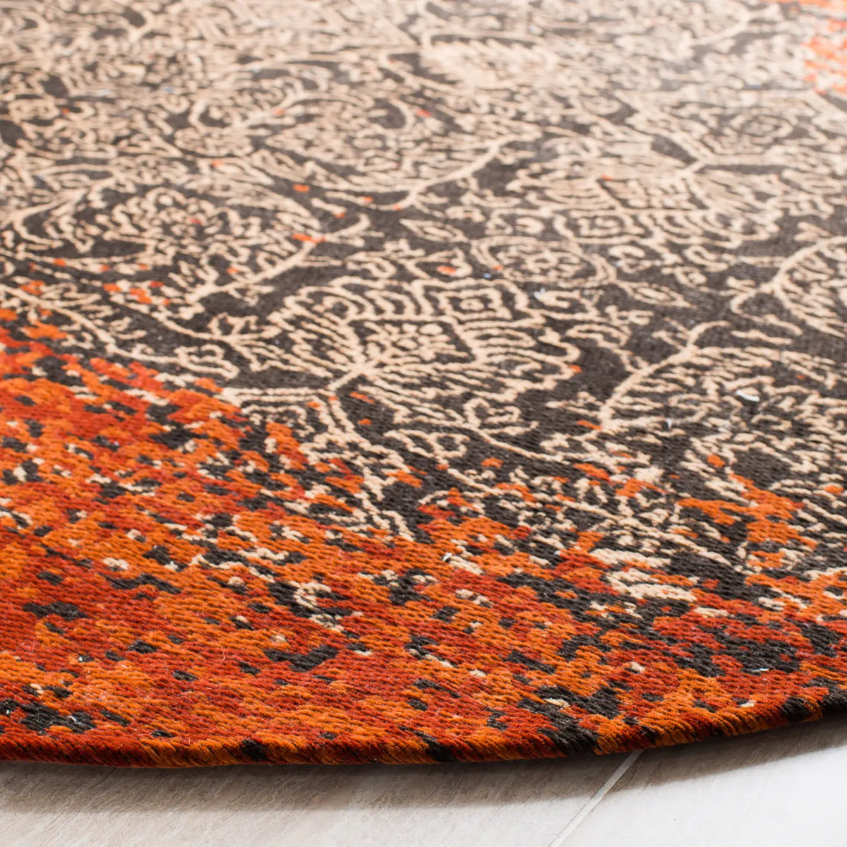 Safavieh Classic Vintage 6'-0" x 6'-0" Rug in Rust / Brown