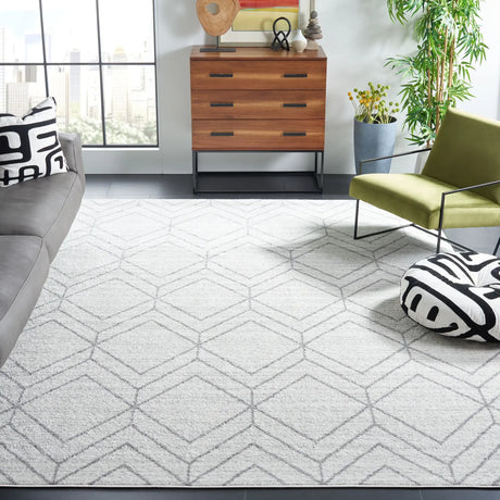 Safavieh Adirondack 10'-0" x 14'-0" Rug in Light Grey / Dark Grey